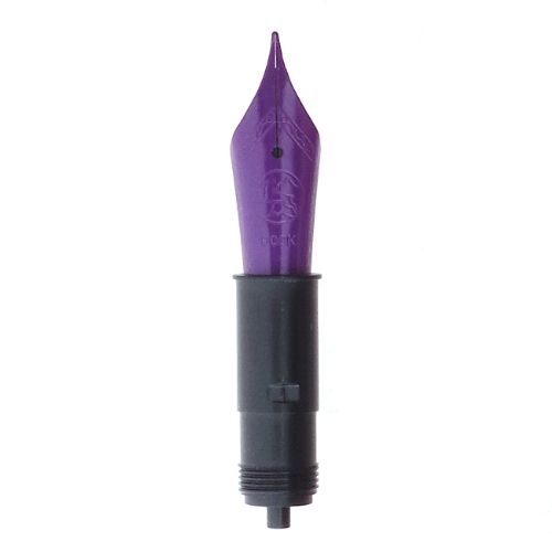 PURPLE LACQUER - Bock standard size 6 fountain pen nibs (type 250)